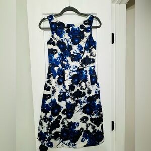 Vince Camuto A-line Floral Fit-and-Flare Dress size 2